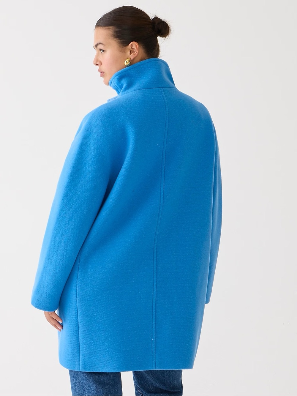 J. Crew Blue villa coat in Italian stadium-cloth
wool - Picture 11 of 11